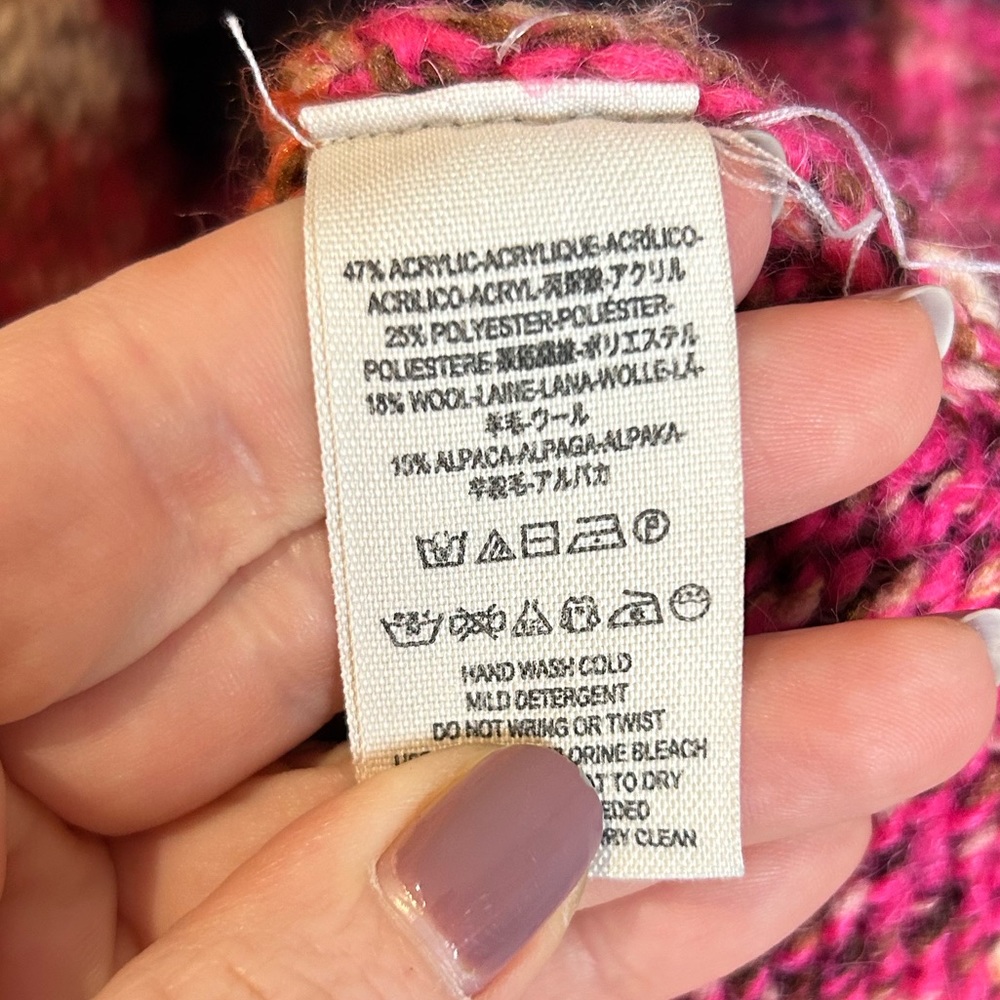 ✨sold✨FREE PEOPLE On My Mind Oversized Cardi - Picture 13 of 13